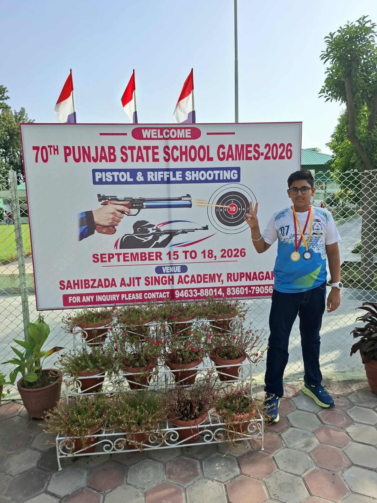 Naksh Sharma Punjab State School Games