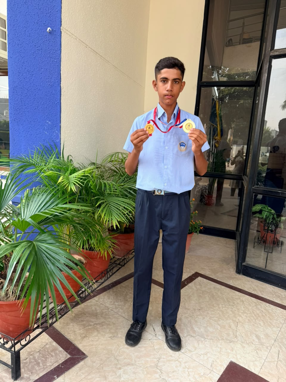 Kanishk cricket achievement photograph two